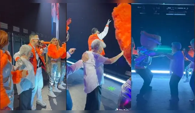 Daddy Yankee pasó divertido momento bailando con fan de la tercera edad en concierto Daddy Yankee pasó divertido momento bailando con fan de la tercera edad en concierto
