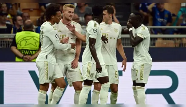 Bayern derrotó a Inter por la fecha 1 de la Fase de Grupos de la Champions League