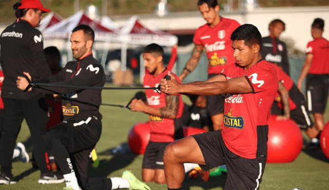 Primer día de entrenamiento de la Selección Peruana