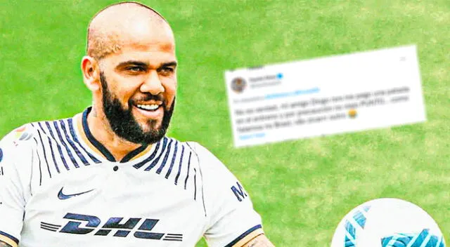 Pumas UNAM: Dani Alves descartó tener una lesión grave Pumas UNAM: Dani Alves descartó tener una lesión grave