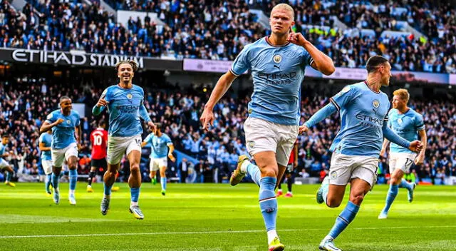 Manchester City bailó a Manchester United y lo venció 6-3