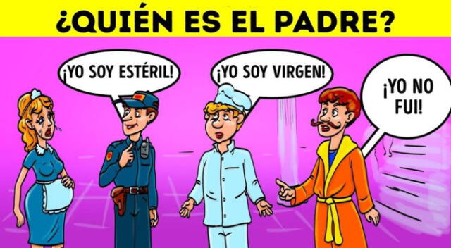 ¿Quién es el padre? Supera este acertijo visual en solo 8 segundos ¿Quién es el padre? Supera este acertijo visual en solo 8 segundos