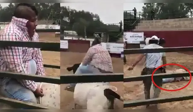 Mayimbú sufrió una aparatosa caída tras intentar montar un toro.