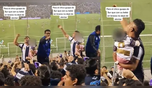 Hincha de Alianza Lima llevó a su hija al corazón de la barra y pequeña vivió gran experiencia