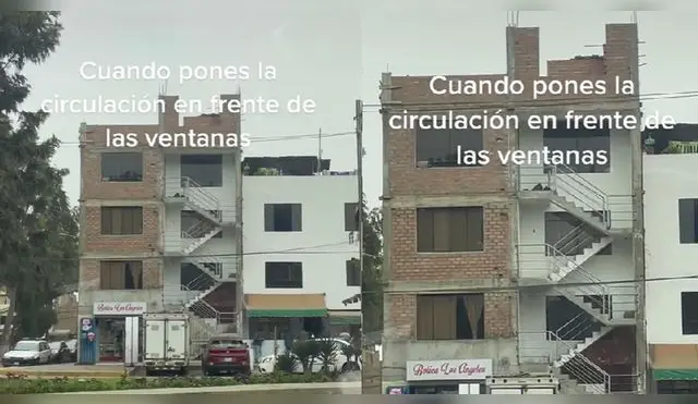 Joven construye escaleras para su casa y no se da cuenta que terminó tapando sus 4 pisos