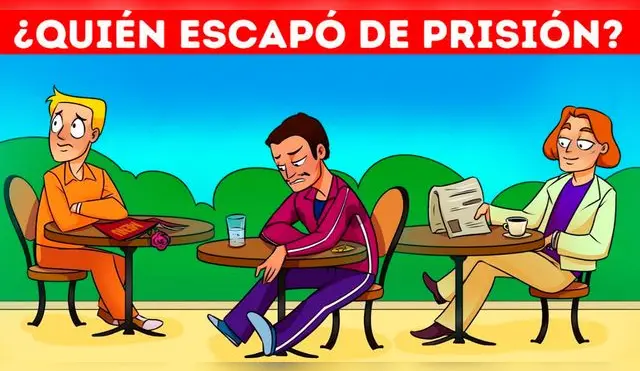 ¿Quién acaba de escapar de la cárcel? Tienes 5 segundos para solucionar este acertijo