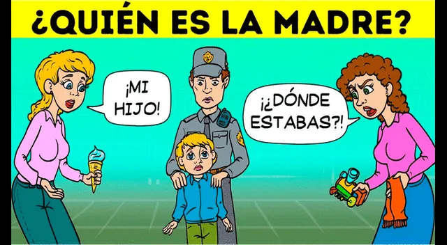 ¿Cuál es la madre? Dale respuesta a este acertijo nivel DIFÍCIL; solo el 5% lo consiguió