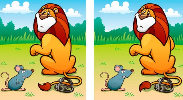 Reto visual: Encuentra las 5 diferencias en solo 7 segundos. Reto visual: Encuentra las 5 diferencias en solo 7 segundos.