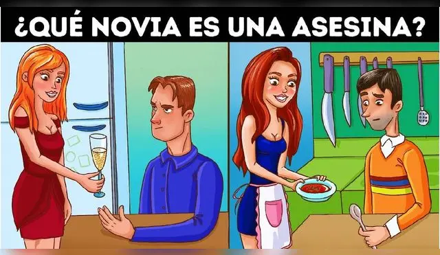 ¿Cuál de las mujeres es una asesina? Revisa cada detalle y resuelve el caso en 7 segundos