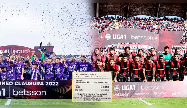 Si Alianza Lima le ganaba en la final de ida a Melgar, la cuenta bancaria de un hincha pudo reventar.