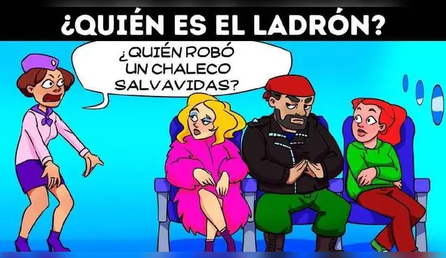 ¿Quién fue el verdadero ladrón? Tendrás que resolver el misterio en solo 7 segundos