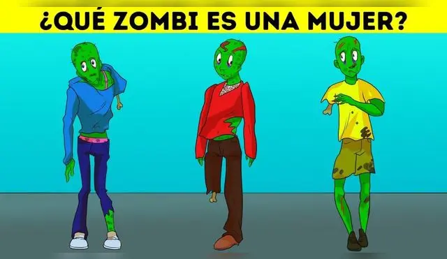 Descubre quién es la zombie mujer en este acertijo nivel EXTREMO