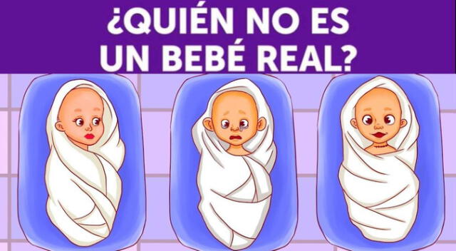 Uno de estos bebés no es real, ¿podrás descubrir cuál es en 8 segundos?