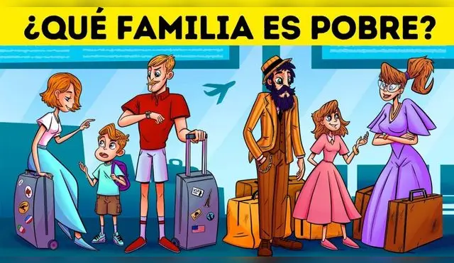 Identifica a la familia pobre en solo 5 segundos