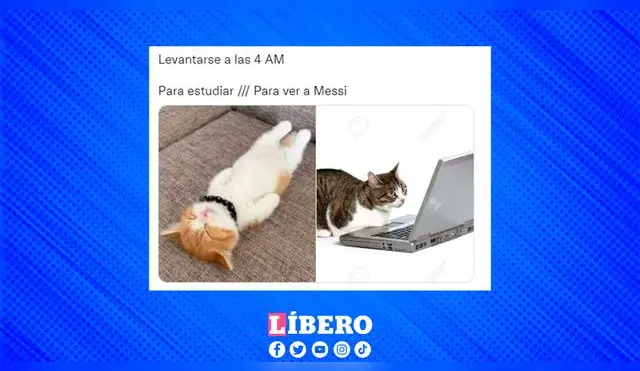 Varios hinchas tuvieron que madrugar para ver el Argentina vs Arabia Saudita.