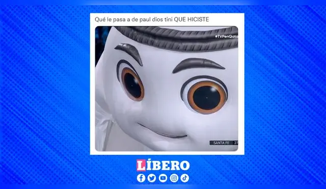 Un De Paul desapercibido tampoco se escapó de los memes.