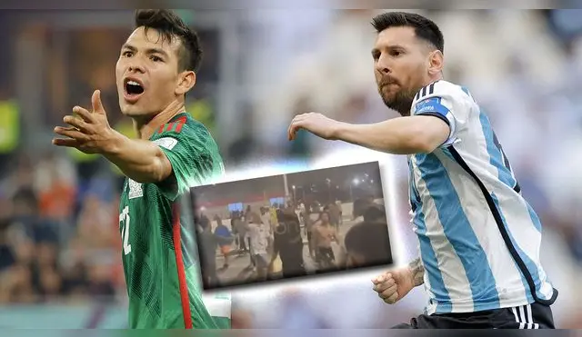 Mundial Qatar 2022: mexicanos y argentinos se agreden en las calles previo al duelo clave.