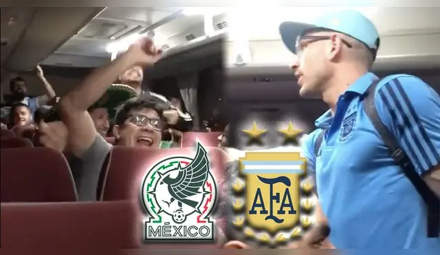 Argentino se enfrenta a mexicanos por polémico canto: "En las Malvinas se habla inglés".