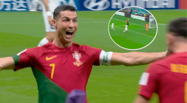Gol de Portugal por obra de Bruno Fernandes