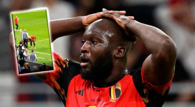Mundial Qatar 2022: Lukaku llora totalmente desconsolado tras eliminación de Bélgica.