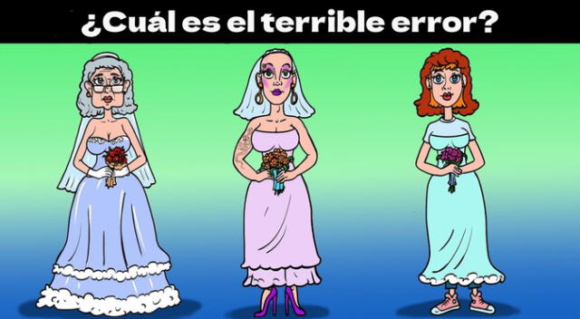 Detecte cuál es el terrible error en el reto visual