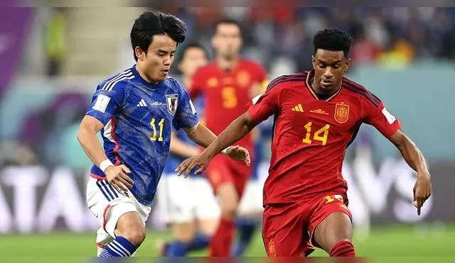 Japón vs España en el Mundial Qatar 2022