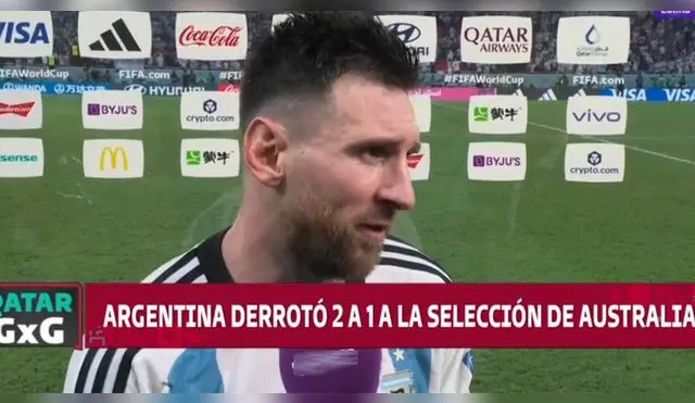 Lionel Messi habló tras la victoria de Argentina