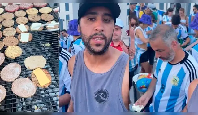 'Jeque' pagó por parrilla y 200 hamburguesas para argentinos, previo al duelo con Australia