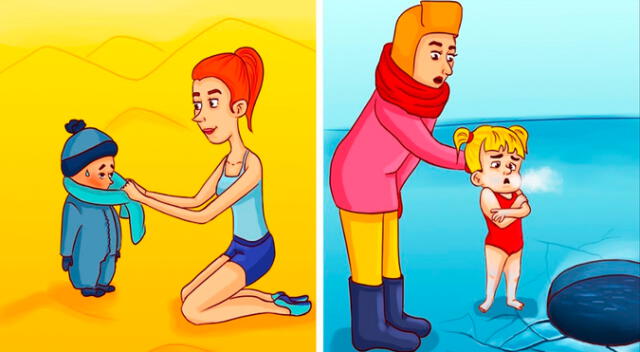 ¿Cuál de ellas tiene menos inteligencia? Si eres sumamente hábil lo podrás notarás.