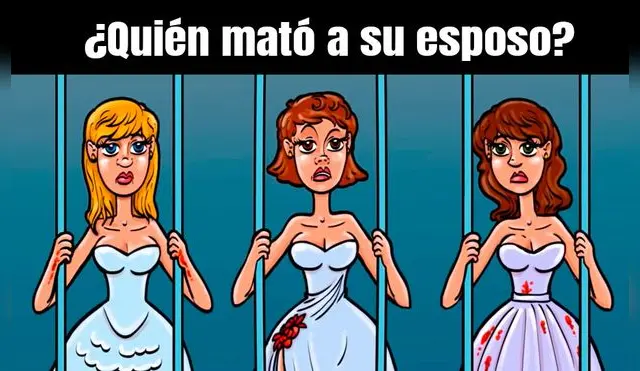 ¿Qué novia es una asesina? Soluciona este acertijo en apenas 9 segundos