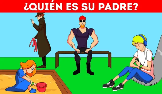 Adivina quién es el padre de la niña y demuestra que eres el mejor detective
