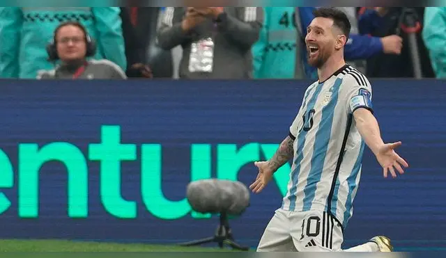Lionel Messi con suspenso anota el 3-2 de Argentina sobre Francia