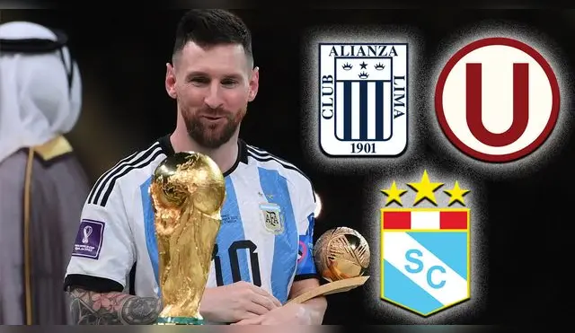 Lionel Messi campeón Mundial: El único club de la Liga 1 que respeta.