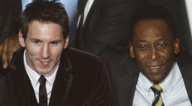 Messi y Pelé compartieron juntos en la gala del Balón de Oro. Messi y Pelé compartieron juntos en la gala del Balón de Oro.
