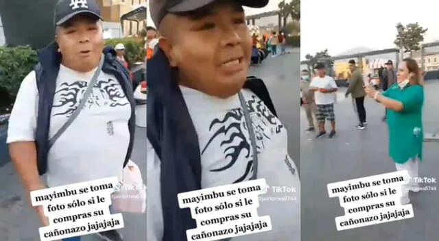 El cómico ambulante se volvió viral en TikTok.