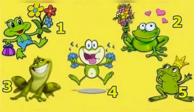 Escoge uno de los sapitos de la imagen y conoce si eres una persona que le encanta el chisme o no.