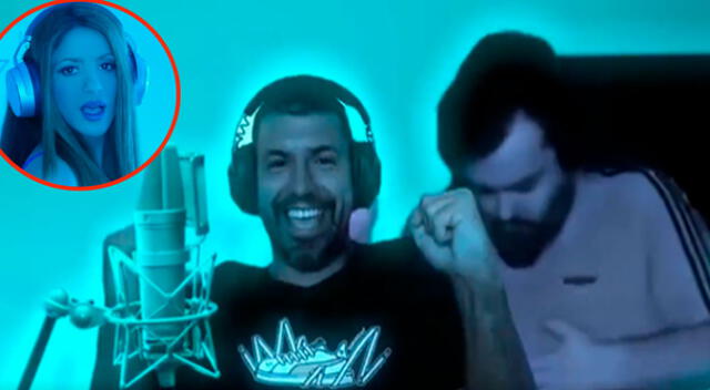 Con un fondo igual del videoclip, el argentino y el español soltaron sus pasos prohibidos.