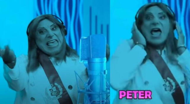 Carlos Álvarez la hace de Dina Boluarte con tema de Shakira dedicado a 'Peter'  Castillo