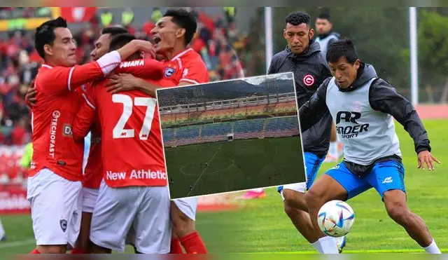 El clásico cusqueño acabó prematuramente por una pelea entre jugadores. Foto: Cienciano / Depotivo Garcilaso / Gustavo Adrianzén Romo / Composición Líbero