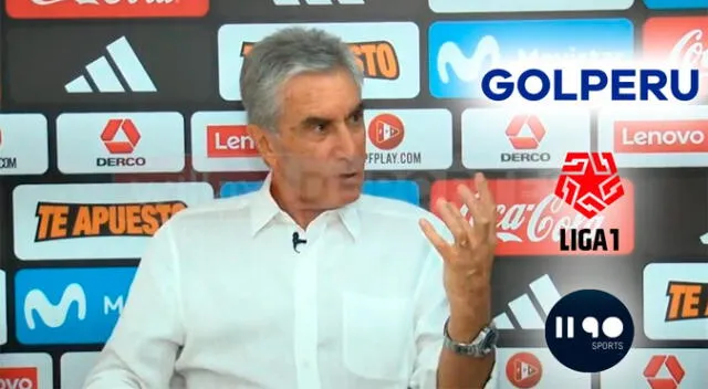 Juan Carlos Oblitas habló de los derechos de transmisión de la Liga 1 2023