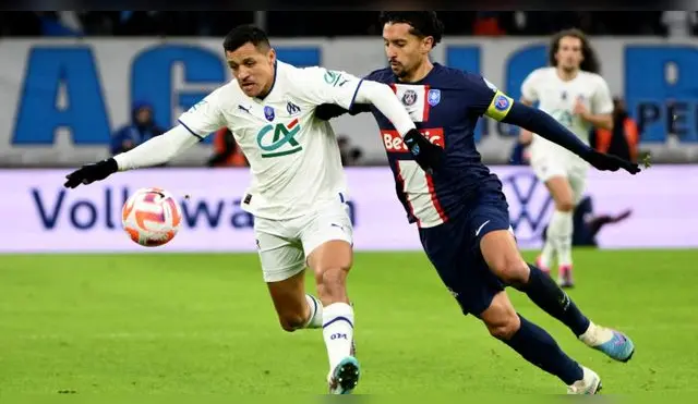 PSG vs Marsella por los octavos de final de la Copa de Francia