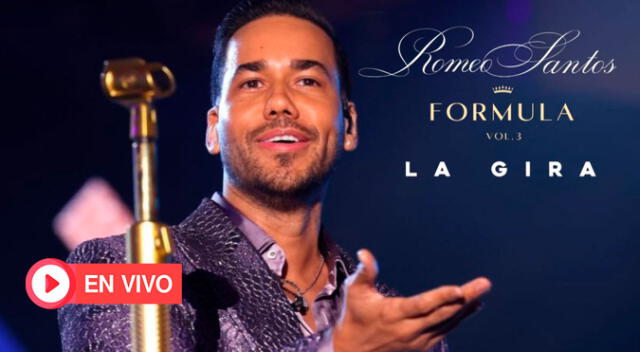 Romeo Santos se presentará en Lima por tercera vez, antes lo hizo en 2015 y 2018.