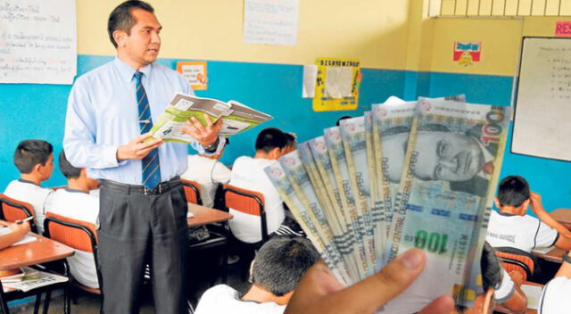 Profesores tendrán un aumento de sueldo en marzo