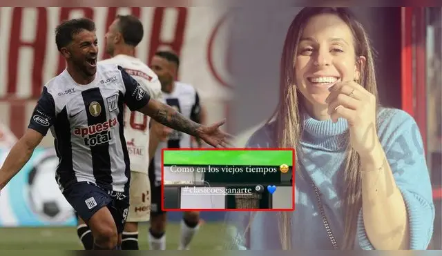 La esposa del futbolista envió un controversial mensaje tras el Clásico.