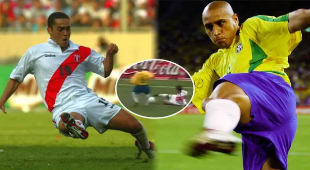 El día que Marko Ciurlizza 'partió' a Roberto Carlos en un Perú vs. Brasil El día que Marko Ciurlizza 'partió' a Roberto Carlos en un Perú vs. Brasil