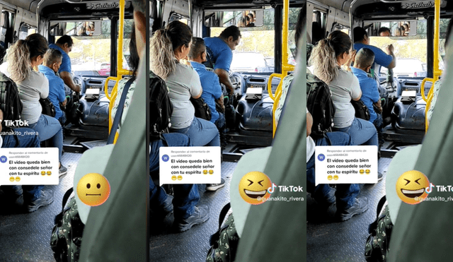 Chofer rompe palanca de cambio a la vista de los pasajeros