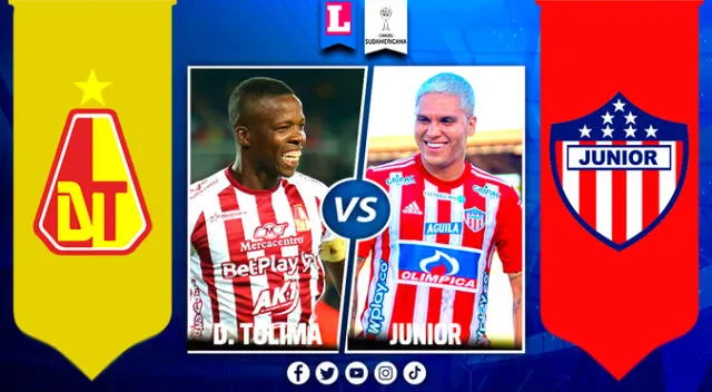 Deportes Tolima vs Junior por la Copa Sudamericana 2023
