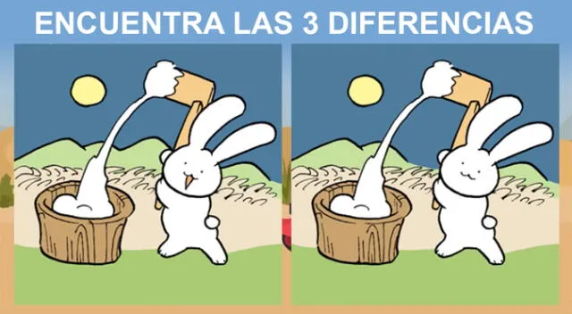 Encuentra las 3 diferencias de este reto viral para genios. Encuentra las 3 diferencias de este reto viral para genios.