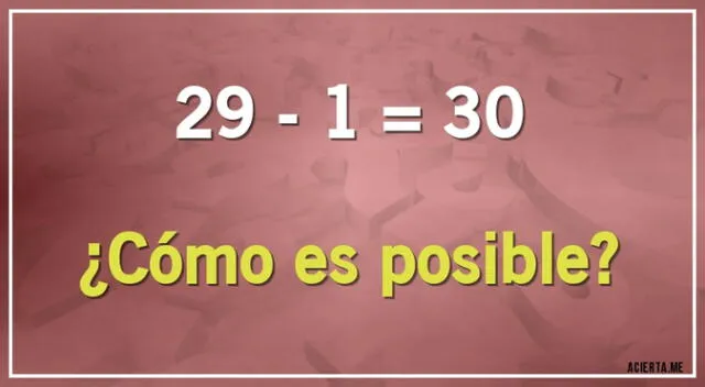 Tienes solo una oportunidad para dar la repuesta correcta del acertijo visual.