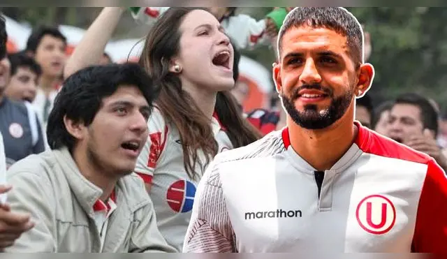 Di Benedetto se encuentra sorprendido con los hinchas de Universitario.